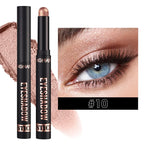 1PC Waterproof Pearlescent Eyeshadow Pencil Stick 8 Colors Lasting Glitter Shimmer Eye Shadow Highlighter Pen Eyes Makeup Tools