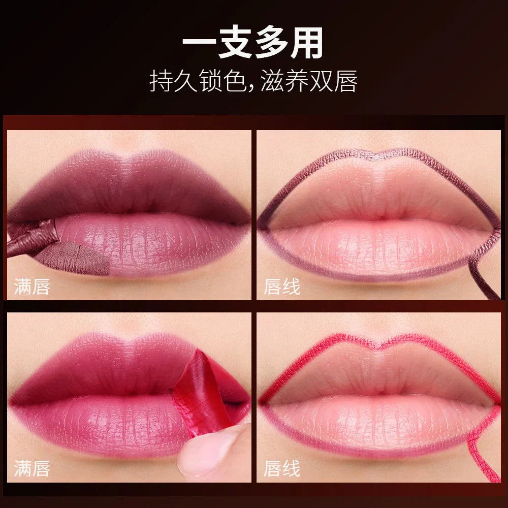 5Color Liquid Peel-off Lip Gloss Waterproof Long-lasting Matte Lipstick Non-stick Cup Makeup Moisturizing Lip Tattoo Pigment