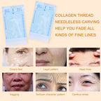 12-60pcs Collagen Line Anti-Aging Mask Absorbable No Needle Face Filler Firming Protein Sheet Skin Care Products