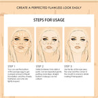 BEAUTY GLAZED Liquid Foundation,Silky Texture Full Coverage,Lightweight Oil Control Long Wearing Natural Flawless Foundation