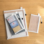 A4/A5/A6 Mesh Zipper Pouch Document Bag Waterproof Zip File Folders School Office Supplies Cosmetic Makeup Bags