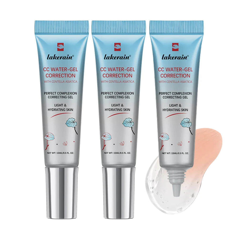 3Pcs /Set CC Cream Centella Korean Makeup Foundation Foundation Cream for Face Base Makeup Color Changing Liquid Foundation