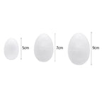 10/20pcs 5/7/9cm Easter Foam Egg Polystyrene Styrofoam Foam Egg Ball DIY Painting Bird Pigeon Eggs Eatser Party Decor Kids Favor