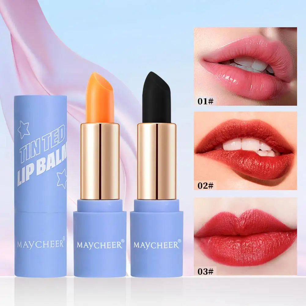 Color Change lip Balm Nourising Moisturizing Anti-drying Lipstick long-lasting waterproof Color changing Lips Care Makeup