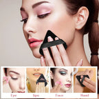 1pcs Washable Velvet Foundation Puff Triangle Powder Puff Soft Makeup Sponge for Face Make Up Eye Contouring Shadow