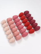 30 Beauty Eggs (Makeup Sponges) Foundation Make-Up Mixed Beauty Sponge, Liquid, Cream and Powder Without Blemish, Multi-Color C