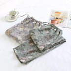 100% Cotton Sleepwear For Sleeping Pant Women Autumn Winter Pajamas Pants Loose Comfortable Homewear Trousers Female Pantalones