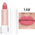 1 Pcs Velvet Matte Lipstick Long-Lasting Non-Stick Cup Waterproof Moisturizing Lip Gloss Fashion Classic Shades For Daily & Date