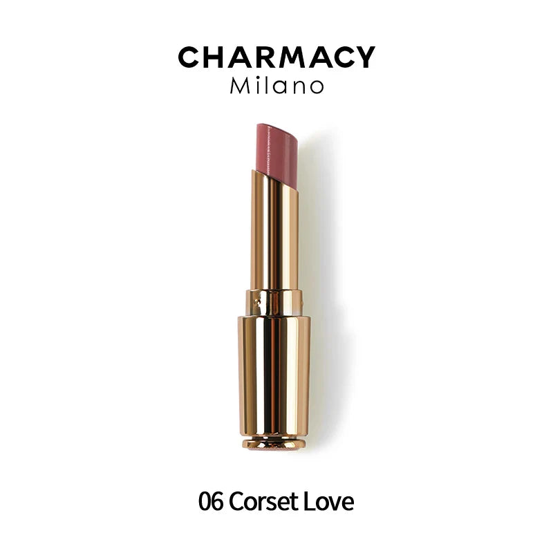 CHARMACY Moisturize Intense Nude Lipstick Luxury Professional Korean Lipsticks Easy to Wear Women Lip Makeup Cosmetic