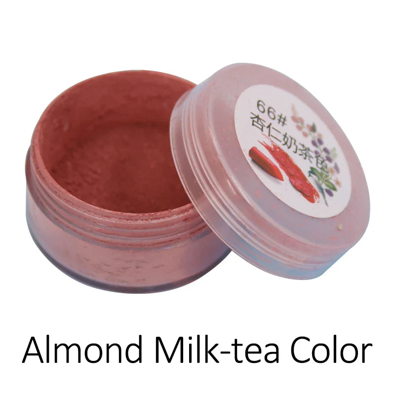 1g Per Bottle Wine Red Color Lipstick Powder for Comestic Makeup Long Lasting Lip Gloss Pigment Mica Powder