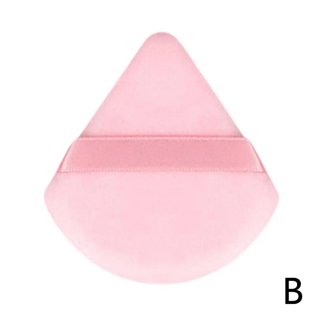 1pcs Washable Velvet Foundation Puff Triangle Powder Puff Soft Makeup Sponge for Face Make Up Eye Contouring Shadow