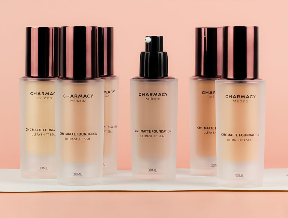 CHARMACY Foundation Makeup Base Liquid Concealer Professional Makeup Long Lasting Oil Control Matte Liquid Foundation Cosmetics