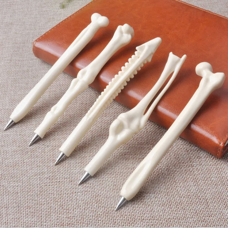 1 Pieces Lytwtw's Creative Ballpoint Pen Human Bones Funny School Office Supplies Novelty Gift Reward Cute Kawaii Refill
