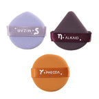 1PCS Round Square Triangle Shape Cosmetic Puff Soft Dry and Wet Dual-use Air Cushion Foundation Powder Sponge Puff Makeup Tools
