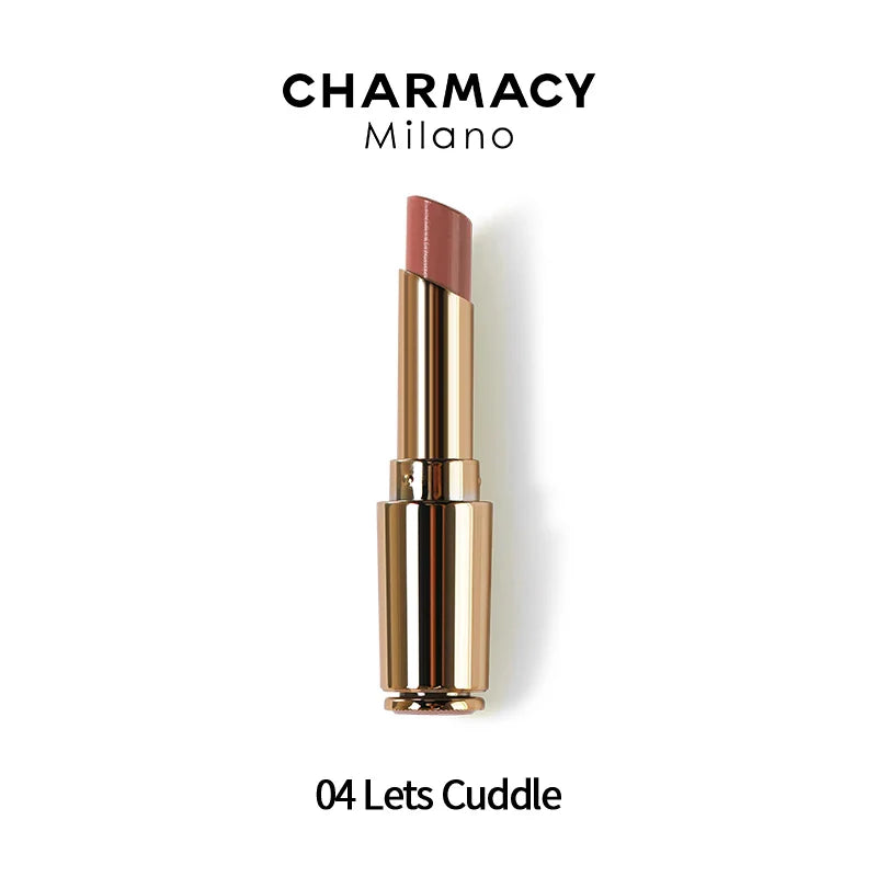 CHARMACY Moisturize Intense Nude Lipstick Luxury Professional Korean Lipsticks Easy to Wear Women Lip Makeup Cosmetic