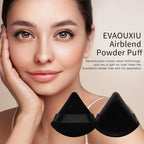 2/3/5/6/12Powder Puff Face Makeup Soft velvet Triangle Powder Puff For Loose Powder Setting Powder Makeup Foundation Beauty Gift