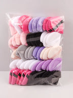 50Pcs Mixing colors randomly Triangle Powder Puff For Loose Powder Liquid Cosmetic Soft Plush Powder Puff Makeup Foundation Puff