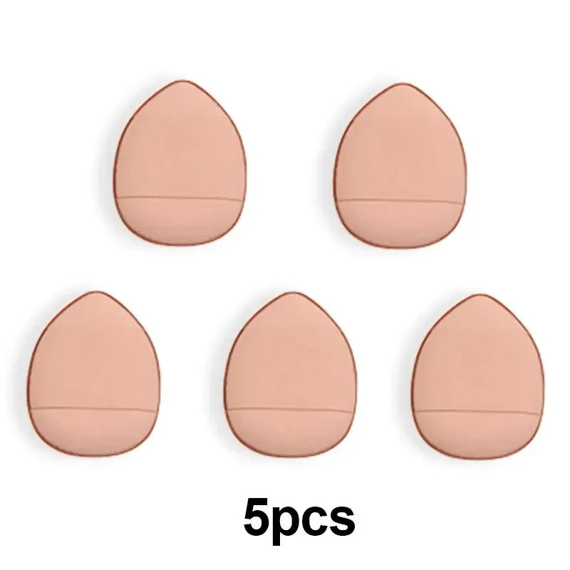 5/10Pcs Mini Finger Puff Foundation Small Air Cushion Powder Sponge Face Concealer BB Cream Cosmetic Applicator Makeup Tools