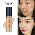 6 Colors Waterproof Liquid Foundation BB Cream Matte Base Primer Moisturizing Concealer Isolation Contour Face Make Up Cosmetics