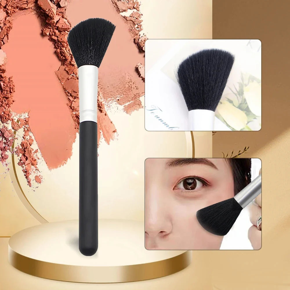 Black Foundation Make up Brush Cream Foundation buffing Makeup Brush Big Foundation Brush Synthetic Hair Face Makeup Tool