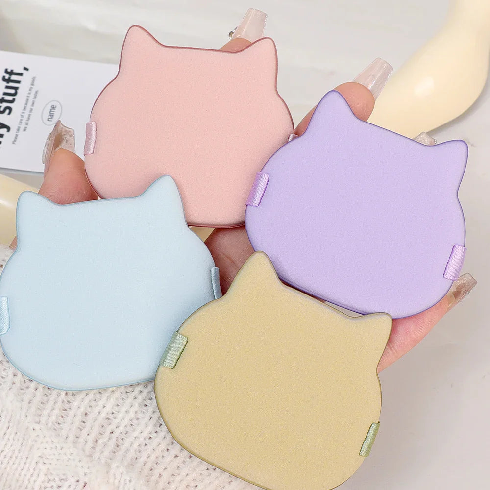 1-4pcs Cat Air Cushion Powder Puff Double-sided Wet Dry Use Concealer Foundation Sponge Cushions Women Beauty Makeup Puffs Tools