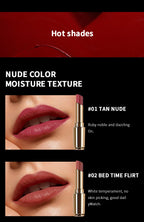 CHARMACY Moisturize Intense Nude Lipstick Luxury Professional Korean Lipsticks Easy to Wear Women Lip Makeup Cosmetic