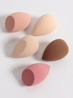 30 Beauty Eggs (Makeup Sponges) Foundation Make-Up Mixed Beauty Sponge, Liquid, Cream and Powder Without Blemish, Multi-Color C