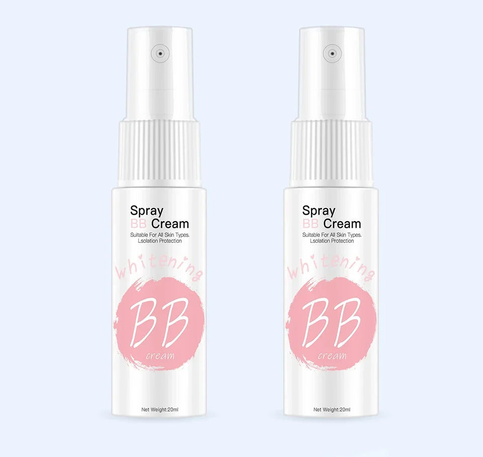 20ml Foundation BB Cream Spray Facial Makeup Whitening Moisturizing Hydrating Non-Stick Water Brightening Body Whitening Cream