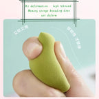 1pcs cosmetic powder puff soft and smooth women's makeup foundation sponge beauty makeup tool accessories drop-shaped