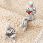 1/2PCSCreative Reading Women Resin Sculpture Leg Lifting Statue Home Office Desktop Decoration Abstract Art Crafts Decoration