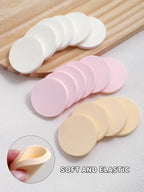 16/ Pack, colorful dry and wet makeup powder puff, round makeup sponge soft facial foundation and make-up tools.