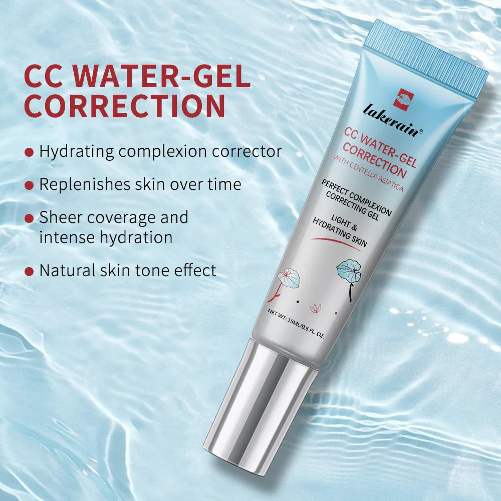 3Pcs /Set CC Cream Centella Korean Makeup Foundation Foundation Cream for Face Base Makeup Color Changing Liquid Foundation