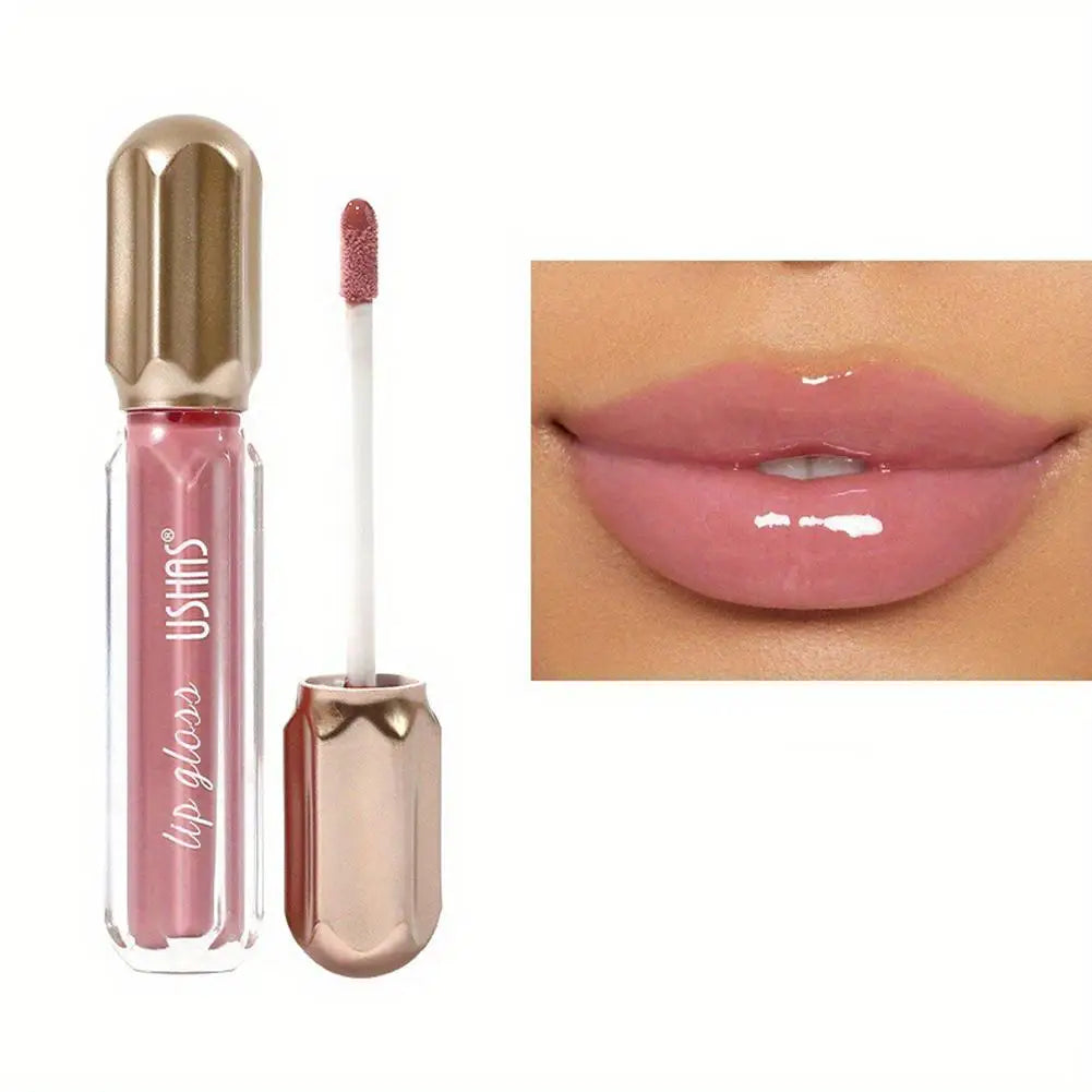 6 Color Mirror Pearl Lip Gloss Waterproof Long Lasting Moisturizing Liquid Lipstick Shimmery Glitter Lip Gloss Women Lip Makeup