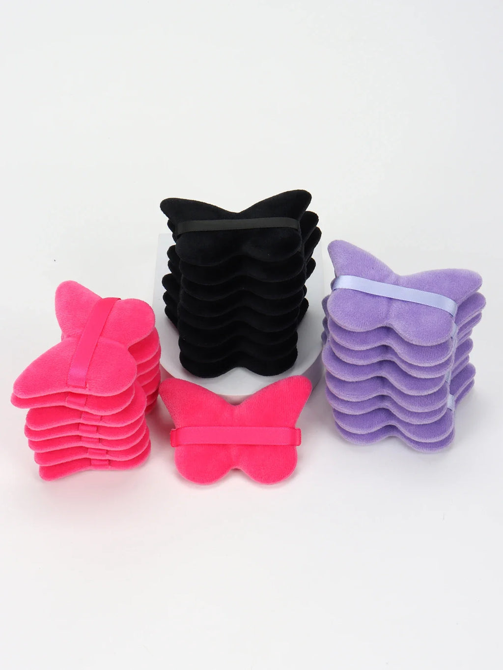 6/12/24Pcs Powder Puff Wet Dry Use for Loose Powder Liquid Cosmetic Soft Plush Powder Puff Makeup Foundation New in Trending