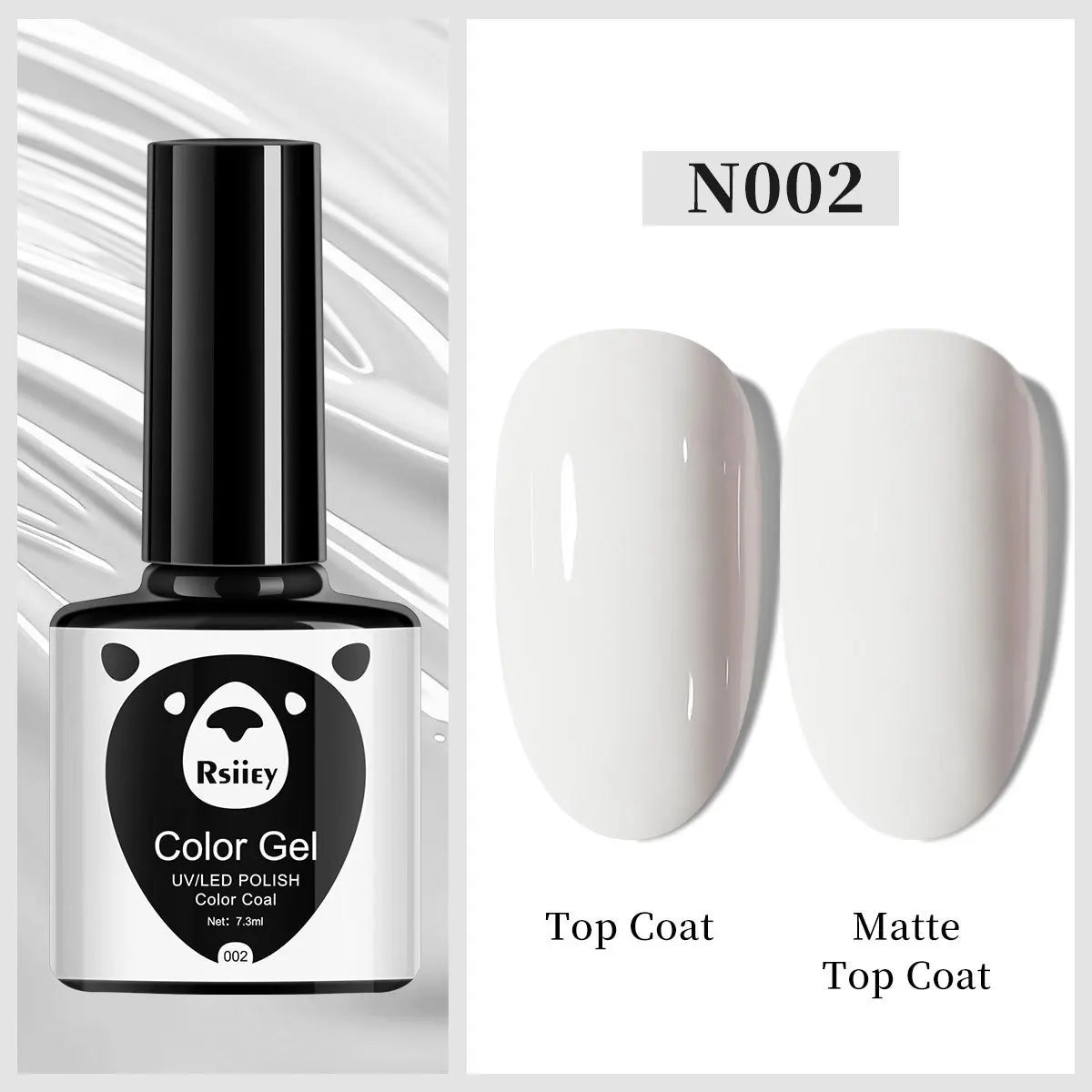 1pcs 7.3ml White Gel Nail Polish French Manicure Gel Polish Semi Permanent Soak Off UV Gel Varnish Base Top Coat Winter Nail 105