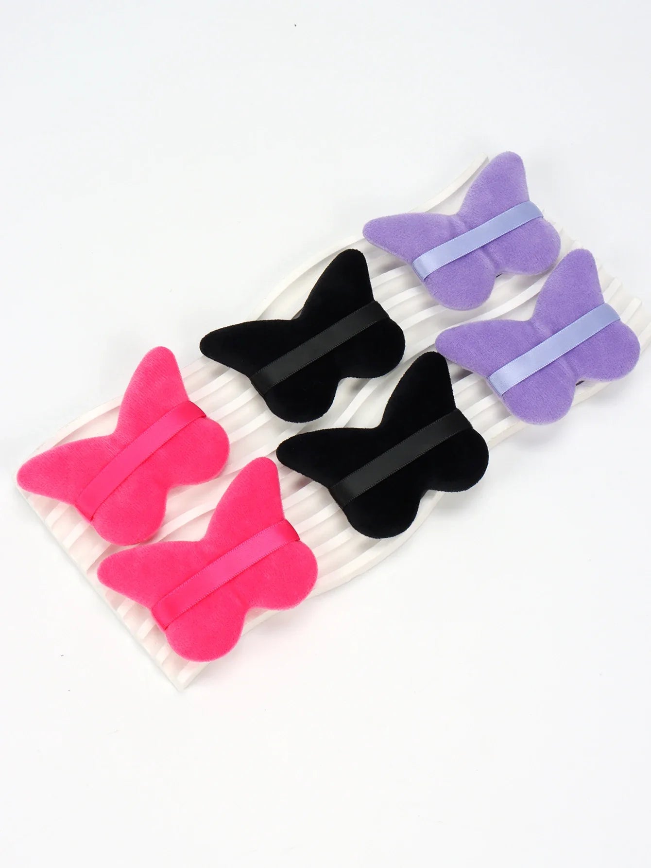 6/12/24Pcs Powder Puff Wet Dry Use for Loose Powder Liquid Cosmetic Soft Plush Powder Puff Makeup Foundation New in Trending