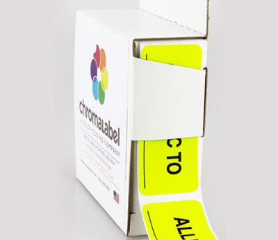 "Allergic To" Labels - 1" x 2-1/4" - 250/Box