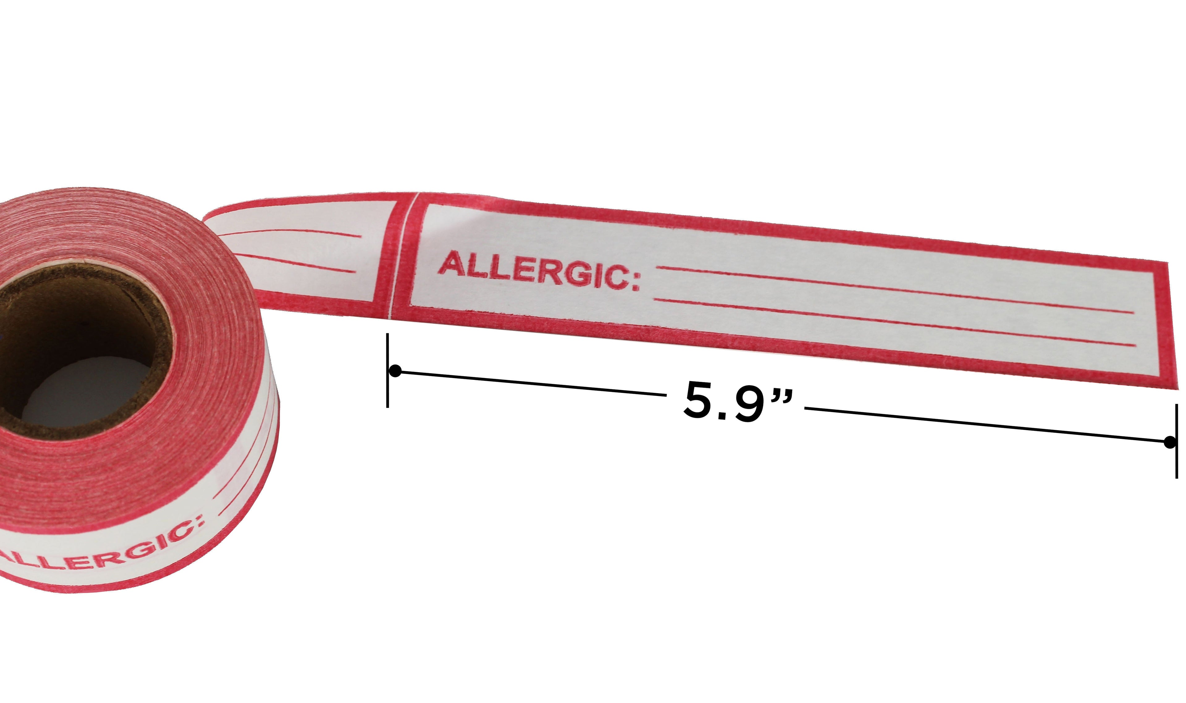 1" Patient-Allergy Notification Tape: 14 yds