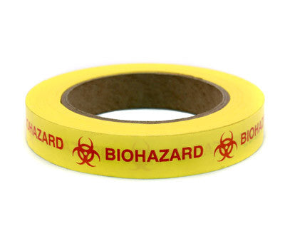 "BIOHAZARD" - Imprinted 3/4" Tape