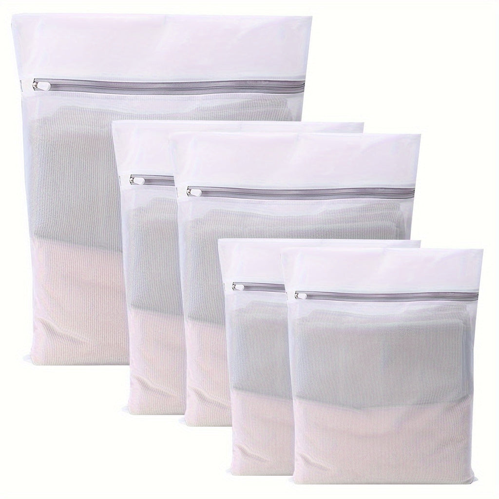 1/2/3/5pcs Delicate Laundry Bag - Protects Underwear, Bras, Socks, and Clothing in Washing Machine - Travel Storage Bag Included