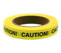 "CAUTION!" - Imprinted 3/4" Tape
