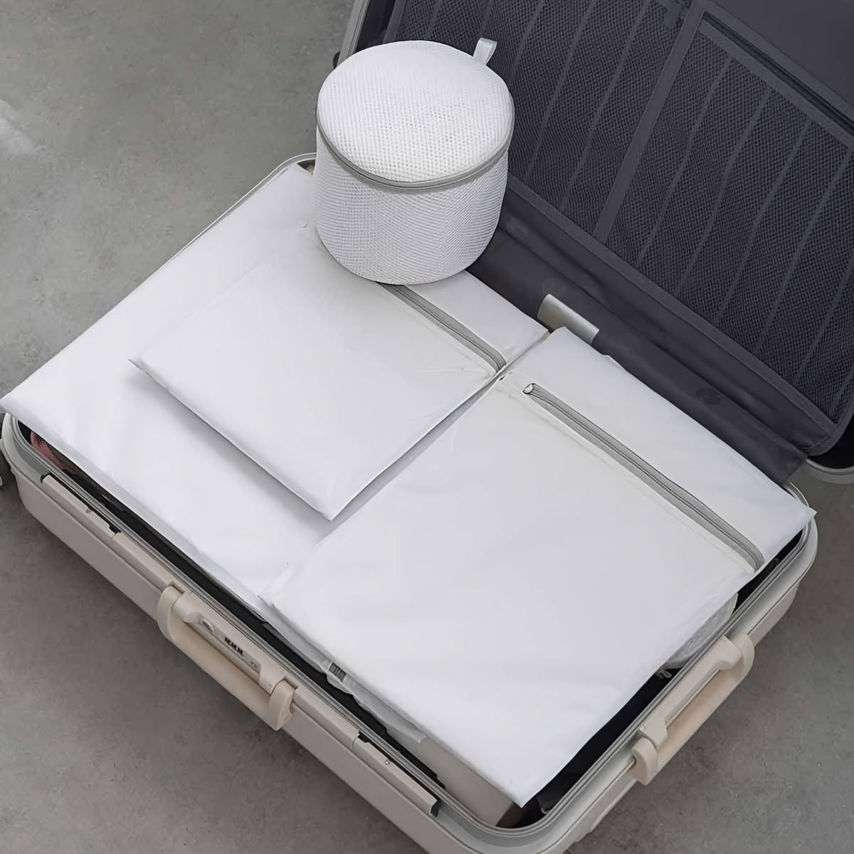 1/2/3/5pcs Delicate Laundry Bag - Protects Underwear, Bras, Socks, and Clothing in Washing Machine - Travel Storage Bag Included