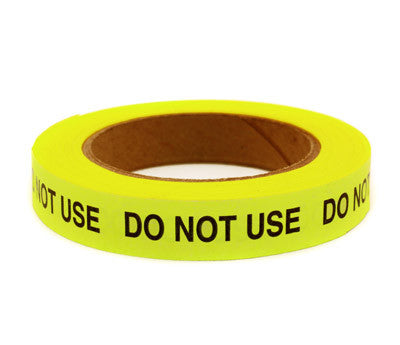 "DO NOT USE" - Imprinted 3/4" Tape