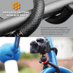 12" Flexible Mini Travel Tripod, Small Smartphone Holder For IPhone, Samsung Galaxy, GoPro Action Camera Mount, 360° Ball Head, Metal Hand Grip, Anti-Crack Camera Tripod For Canon Nikon, High-quality, Easy To Use