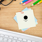 1/2" Permanent Round, Color-Code Dot Stickers: 1,000/Roll