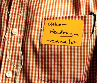 2" x 3" Rectangular Name Tag Label Kit (Fluorescent): 150/Pack