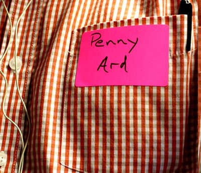 2" x 3" Rectangular Name Tag Label Kit (Fluorescent): 150/Pack