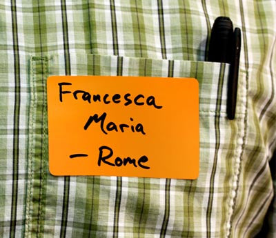 2" x 3" Rectangular Name Tag Kit (Primary): 150/Pack